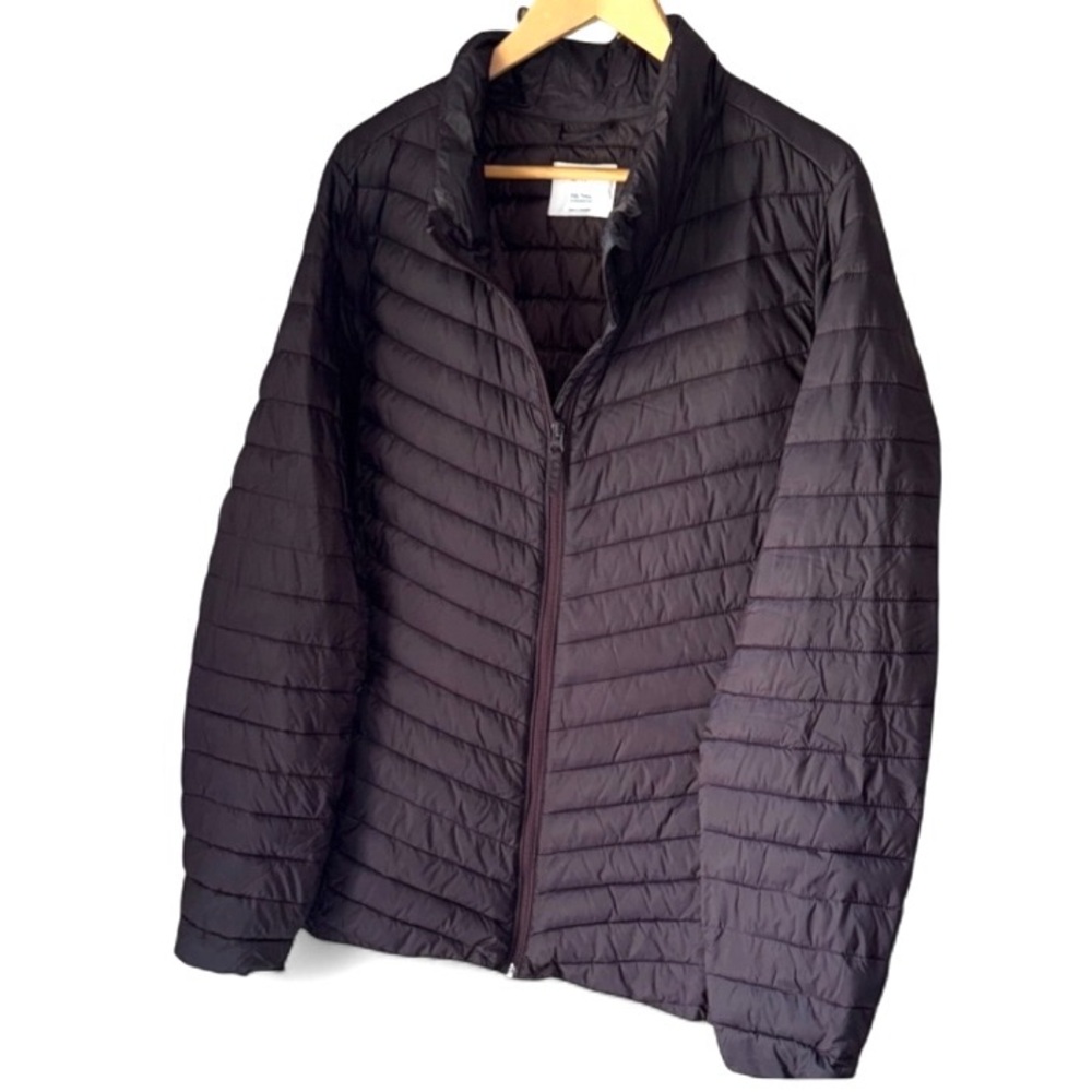 Old Navy jacket Dark purple xxl tall  Puffer quilted zip up pockets